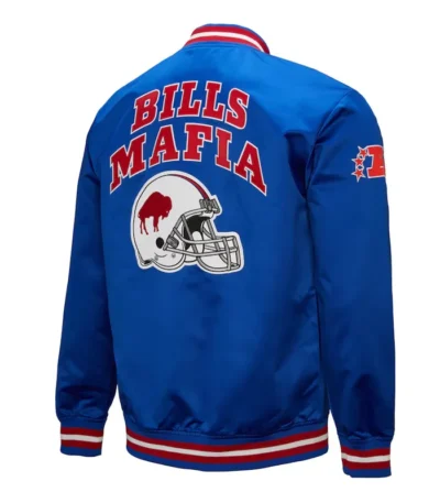 Buffalo Bills Double Down Royal Satin Jacket