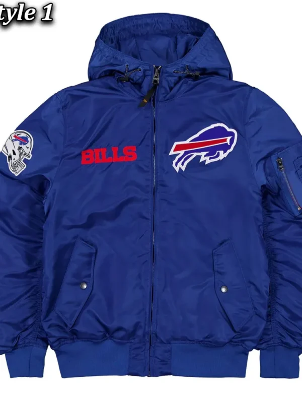 Buffalo Bills Historic L-2B Hooded Bomber Jacket