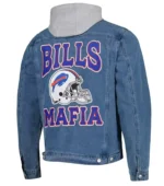 Buffalo Bills Mafia Denim Hooded Jacket