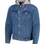 Buffalo Bills Mafia Denim Hooded Jacket