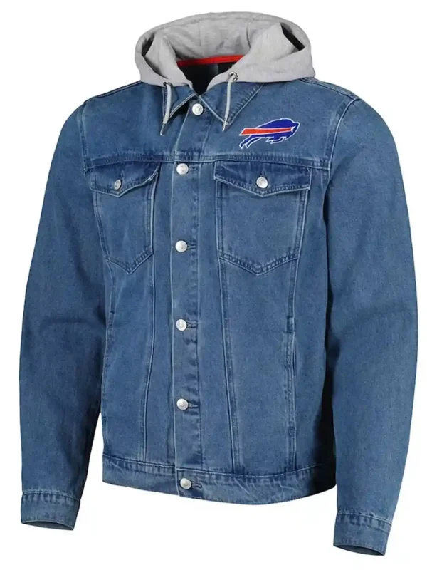 Buffalo Bills Mafia Denim Hooded Jacket