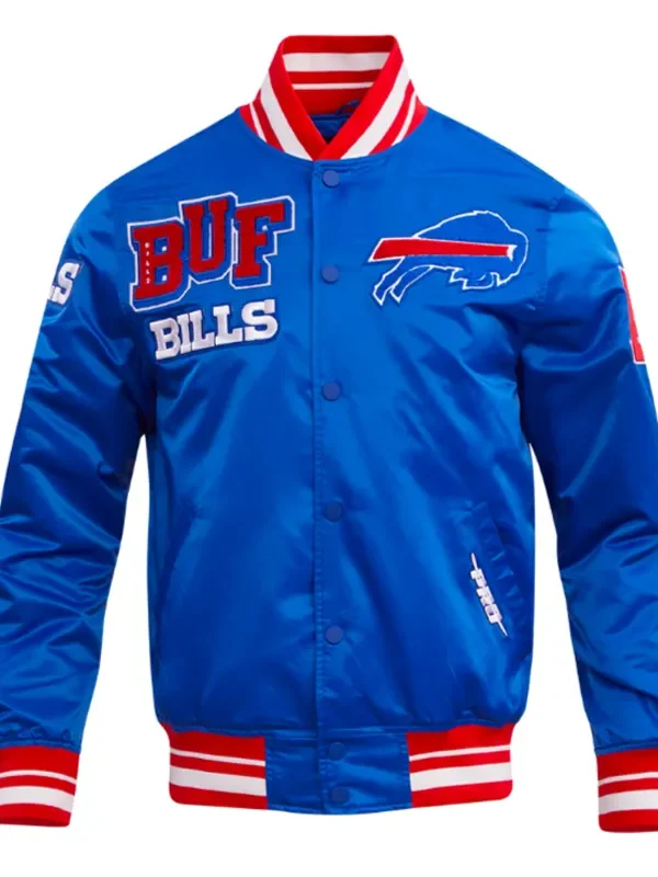 Buffalo Bills Mashup Classic Rib Satin Jacket