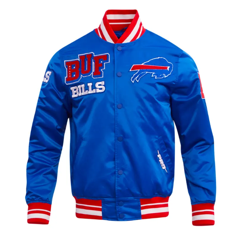 Buffalo Bills Mashup Classic Rib Satin Jacket Buffalo Bills Mashup Classic Rib Satin Jacket