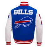 Buffalo Bills Mashup Rib Varsity Wool-Leather Jacket