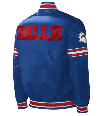 Buffalo Bills Midfield Royal Satin Jacket