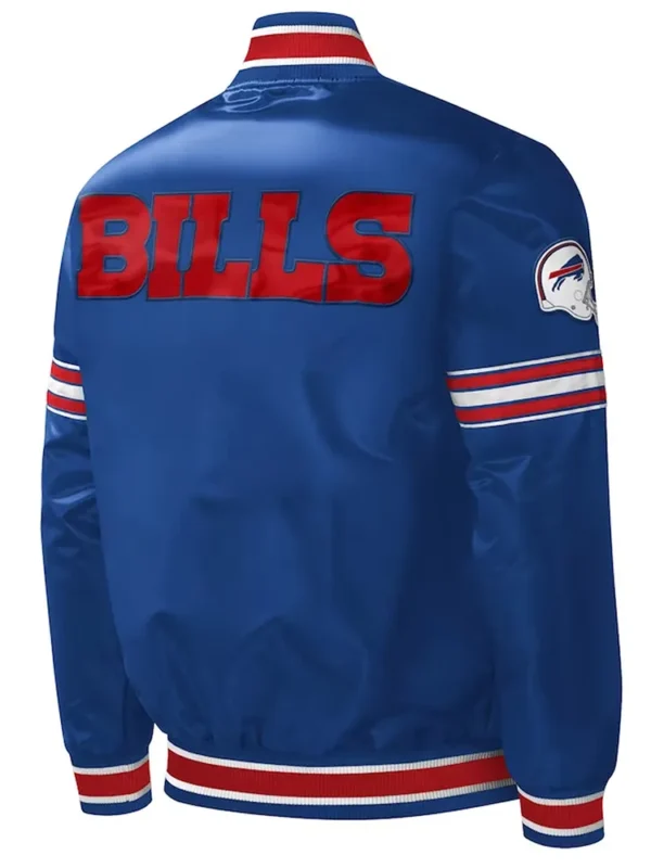 Buffalo Bills Midfield Royal Satin Jacket