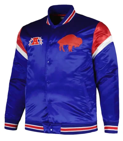 Buffalo Bills Midweight Royal Satin Jacket