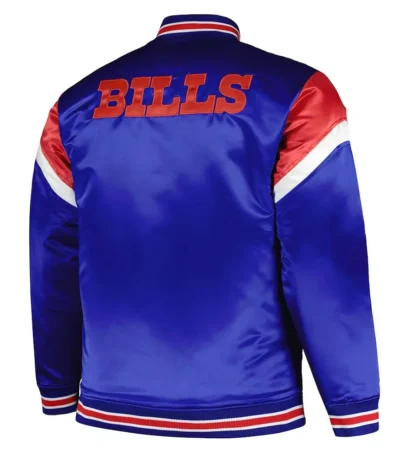 Buffalo Bills Midweight Royal Satin Jacket