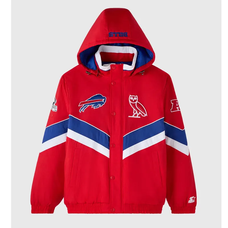 Buffalo Bills OVO Sideline Puffer Jacket Buffalo Bills OVO Sideline Puffer Jacket