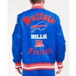 Buffalo Bills Old English Classic Rib Satin Jacket