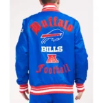 Buffalo Bills Old English Rib Royal Satin Jacket