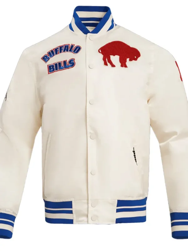 Buffalo Bills Retro Classic Rib Jacket