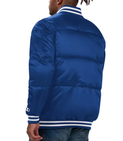 Buffalo Bills Royal Bubble Puffer Jacket