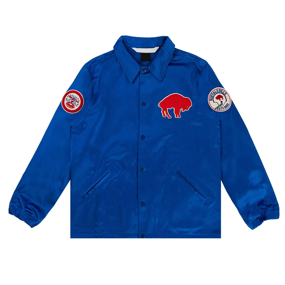 Buffalo Bills Royal Satin Windbreaker Buffalo Bills Royal Satin Windbreaker