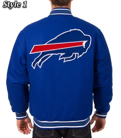 Buffalo Bills Royal Varsity Wool Jacket