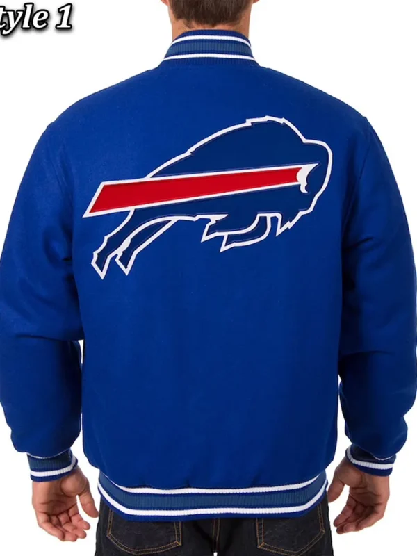 Buffalo Bills Royal Varsity Wool Jacket