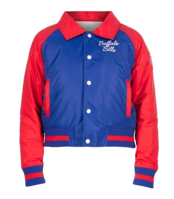 Buffalo Bills Royal and Red Throwback Jacket