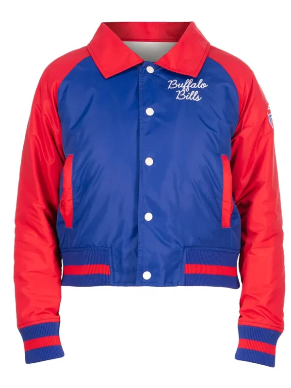 Buffalo Bills Royal and Red Throwback Jacket