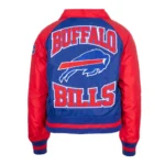 Buffalo Bills Royal and Red Throwback Jacket