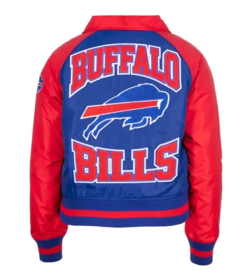 Buffalo Bills Royal and Red Throwback Jacket