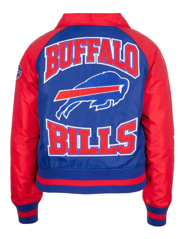 Buffalo Bills Royal and Red Throwback Jacket