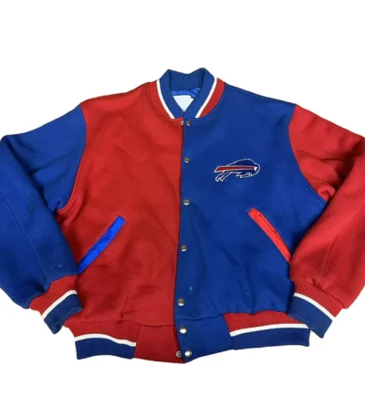 Buffalo Bills Royal and Red Varsity Wool Jacket