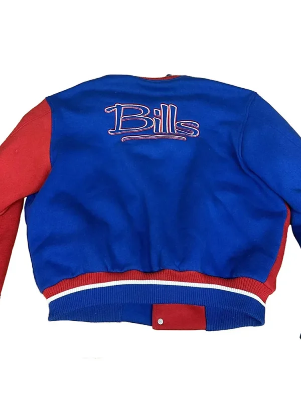 Buffalo Bills Royal and Red Varsity Wool Jacket