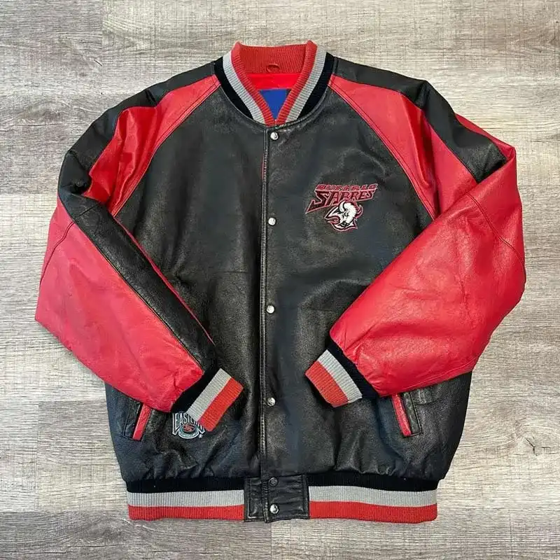 Buffalo Sabres 1990’s Varsity Leather Jacket Buffalo Sabres 1990’s Varsity Leather Jacket