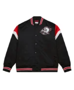 Buffalo Sabres Black Heavyweight Satin Jacket