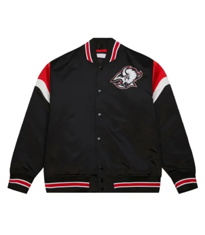Buffalo Sabres Black Heavyweight Satin Jacket