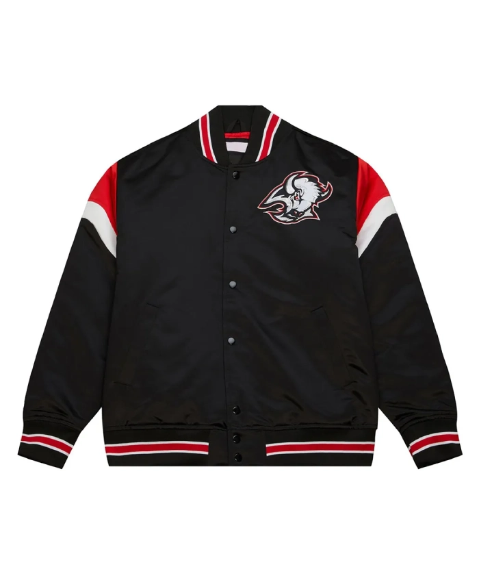 Buffalo Sabres Black Heavyweight Satin Jacket Buffalo Sabres Black Heavyweight Satin Jacket