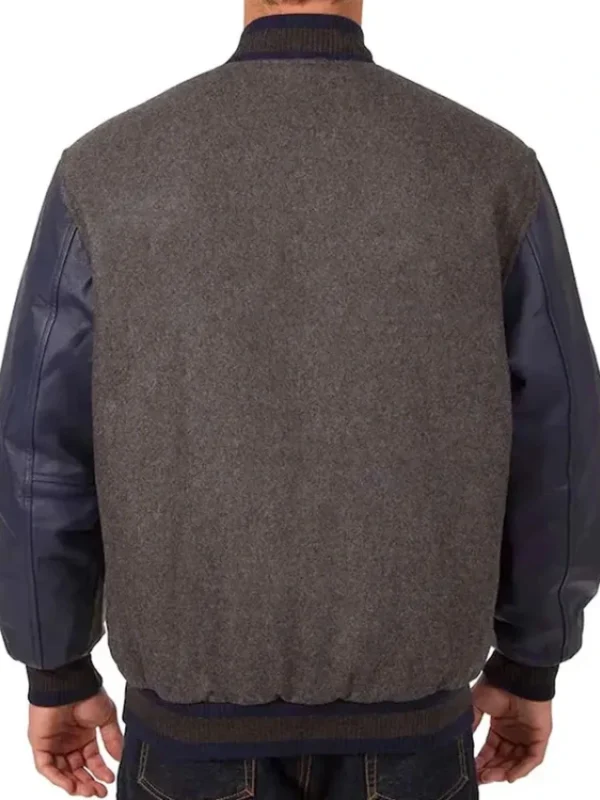 Charcoal/Navy Buffalo Sabres Varsity Jacket