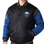 Buffalo Sabres Global Series Black and Blue Jacket