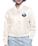 Buffalo Sabres Printed Logo Varsity Satin Jacket