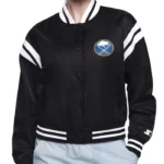 Buffalo Sabres Printed Logo Varsity Satin Jacket
