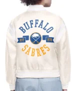 Buffalo Sabres Printed Logo Varsity Satin Jacket