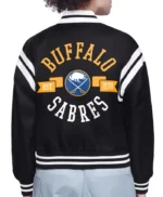 Buffalo Sabres Printed Logo Varsity Satin Jacket