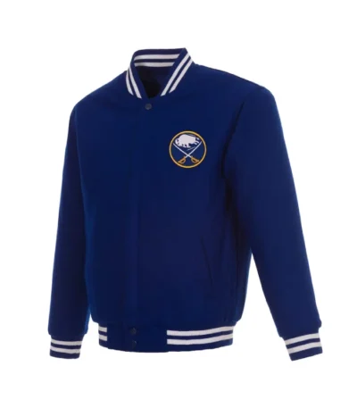 Buffalo Sabres Royal Varsity Wool Jacket