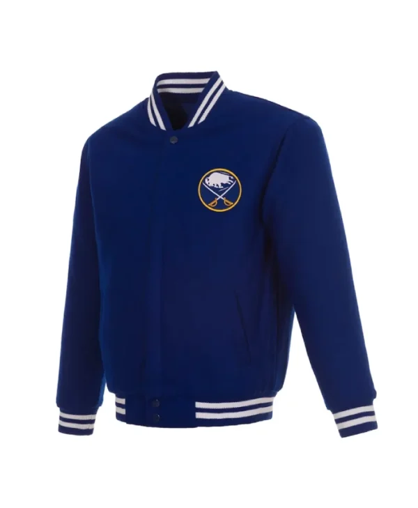 Buffalo Sabres Royal Varsity Wool Jacket
