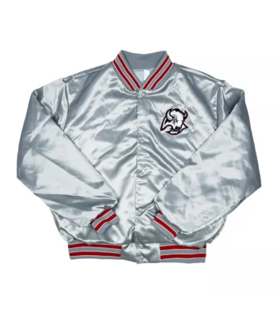 Buffalo Sabres Silver Satin Jacket