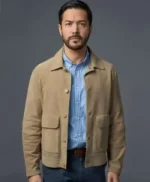 Buried at C Griff Beige Jacket