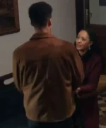 Buried at C Jackson Brown Suede Jacket