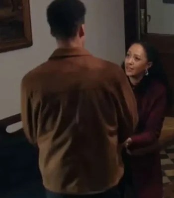 Buried at C Jackson Brown Suede Jacket