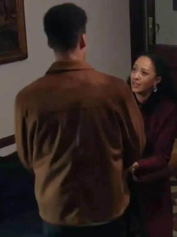 Buried at C Jackson Brown Suede Jacket