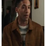 Buried at C Jackson Brown Suede Jacket