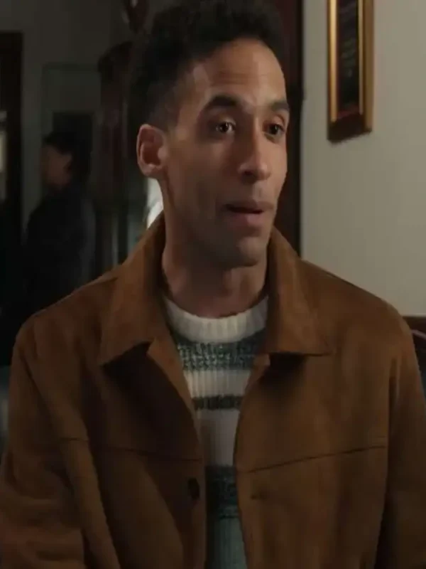 Buried at C Jackson Brown Suede Jacket