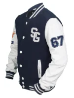 American Football Navy Blue Stegaro Varsity Jacket