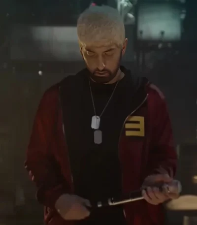 Eminem Houdini Red Hooded Jacket