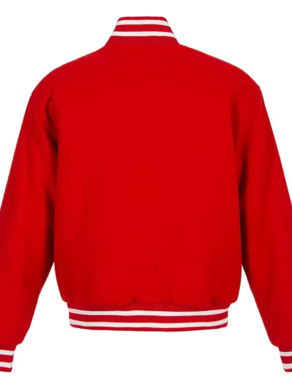 Calgary Flames Red Domestic Varsity Jacket