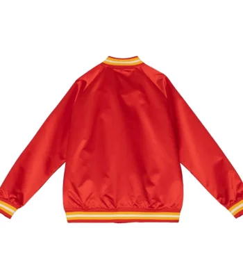 Calgary Flames Red Lightweight Satin Jacket